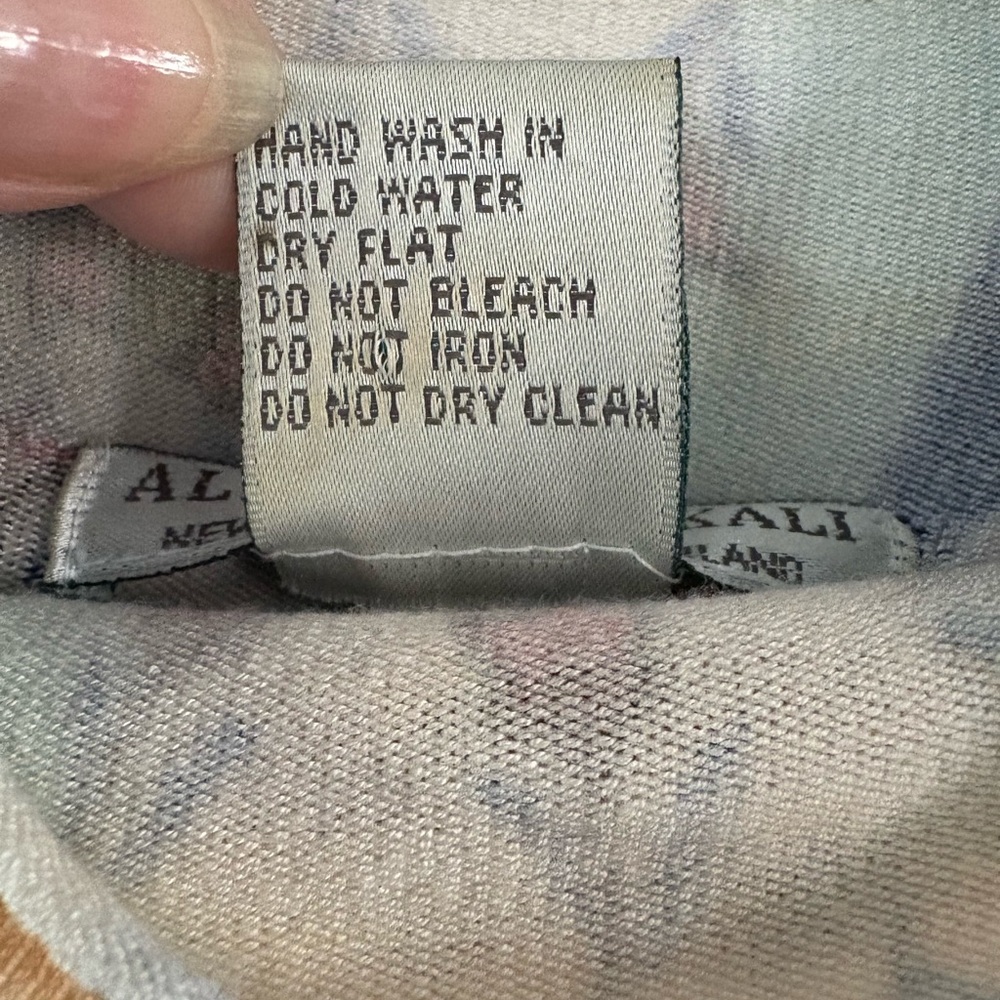 Vintage Alberto Makali Multicolor Graphic Women's Sweater With Sequins Artsy - Picture 6 of 9